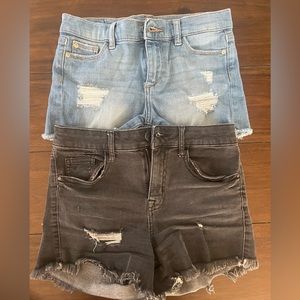 2 Girls Jean Shorts